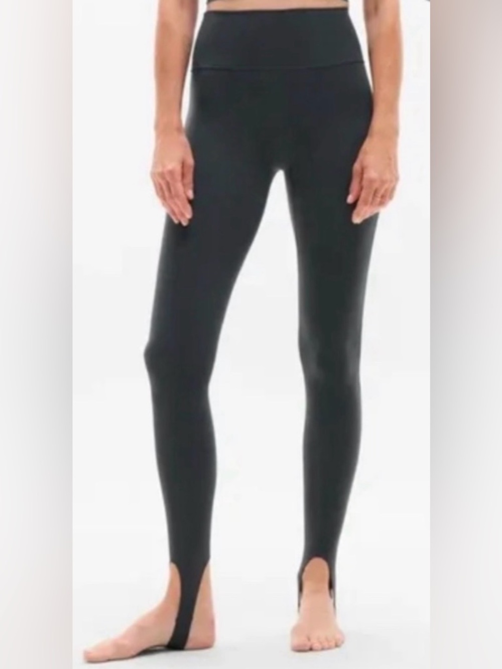 Athleta Transcend Stirrup Leggings Gray Size Small NWT Yoga Pilates $109